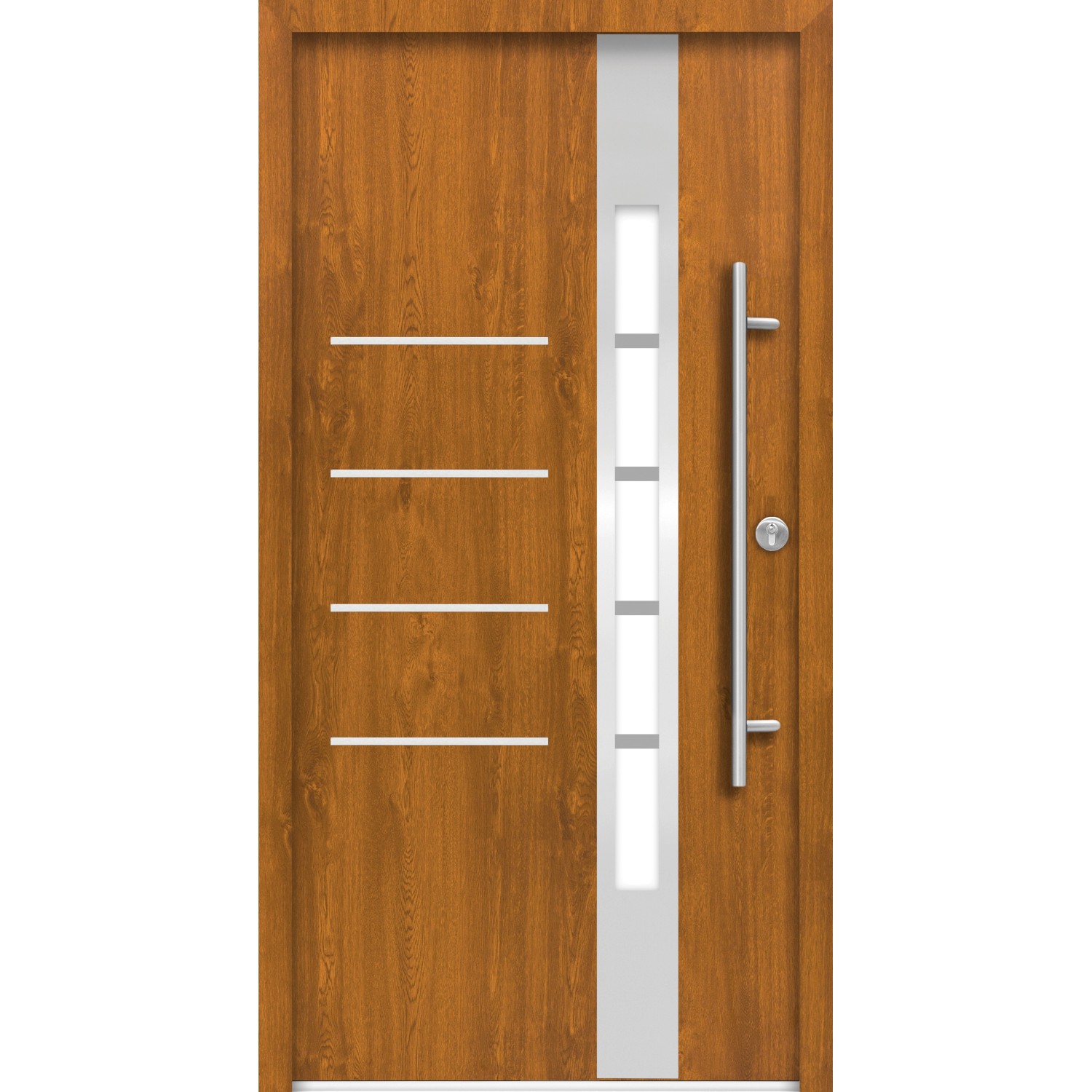 Splendoor Thermospace Haustür Berlin Prime Golden Oak 210x110 cm R günstig online kaufen