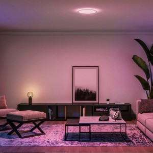 Philips Hue LED-Panel Tento White & Color Ambiance M Weiß Ø 42,1 cm