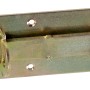Gelb verzinkter Türriegel, 180x65mm, zur Sicherung von Türen und Toren im Außenbereich.