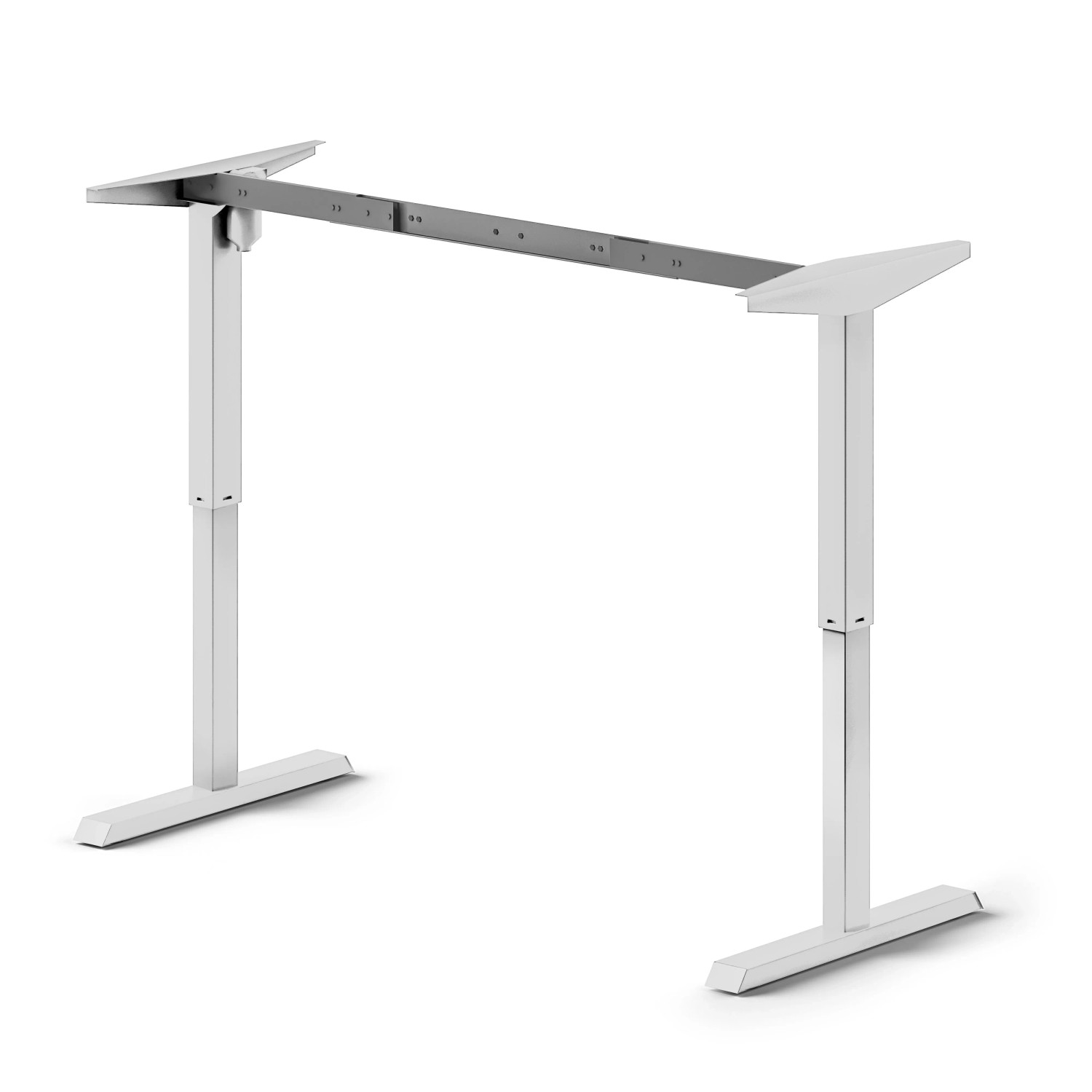 Emuca Motorisch Höhenverstellbares Tischgestellt Lift Table Stahl Weiß Lackiert