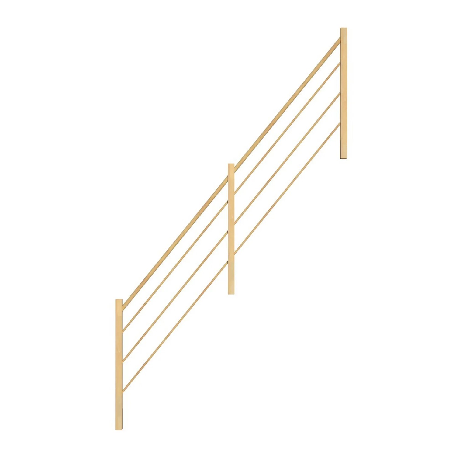 StarWood Holz-Design-Geländer Fichte Rechts günstig online kaufen