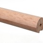 Runder Handlauf aus Buche, ca. 52 mm Durchmesser und 3000 mm Länge.
