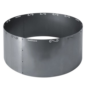 Bellissa Metall-Hochbeet Corten, rund, Ø 110 cm, Höhe 50 cm. Ideal für Garten und Terrasse.