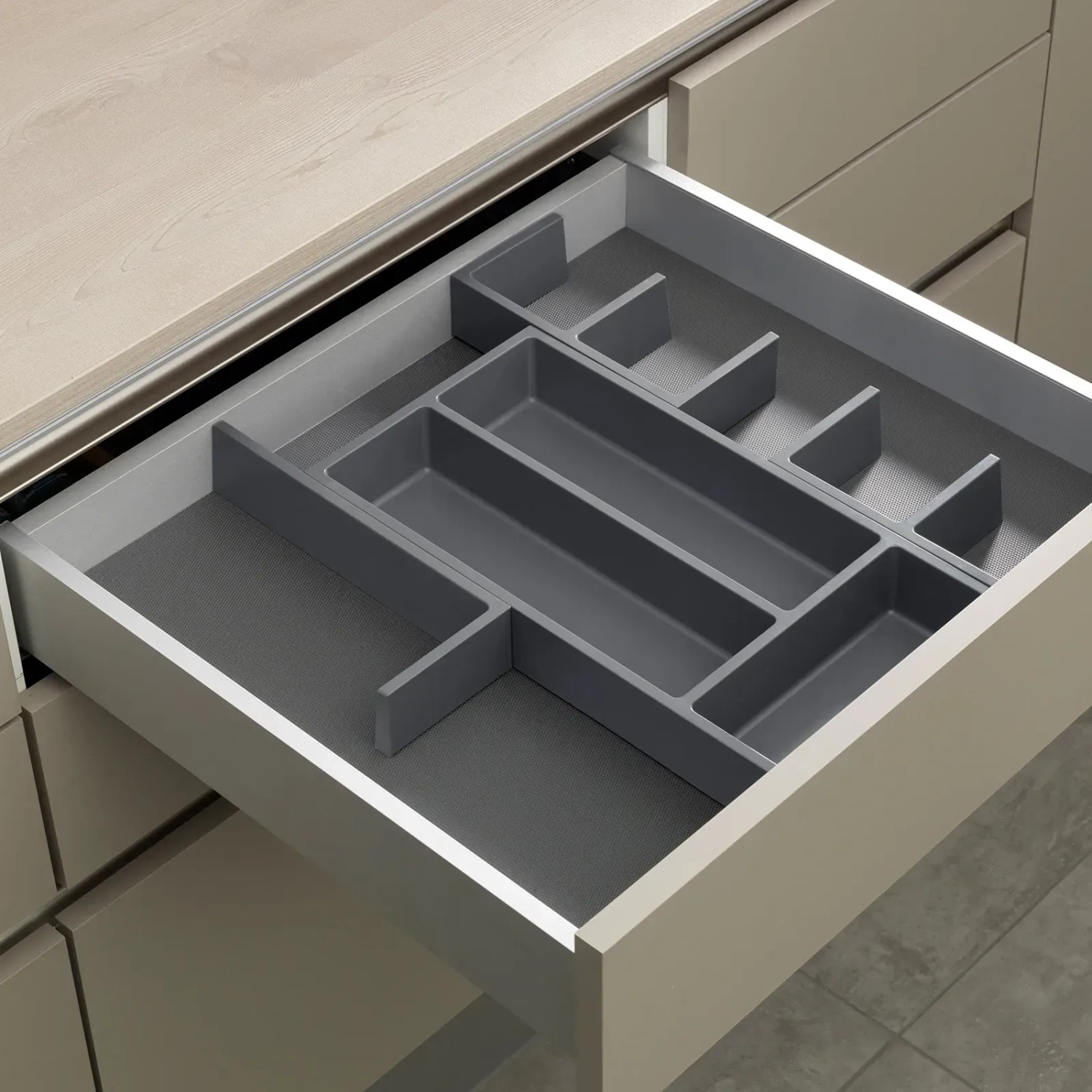 SOTECH Essensa Connect Basisset 1 Organisationssystem 50 mm Höhe Anthrazit_5