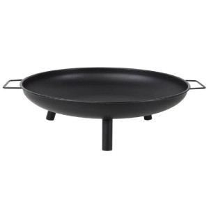 Lex Feuerschale Griff Füße Stahl Lagerfeuer Grill Feuerstelle Holzfeuerschale Ø 80cm