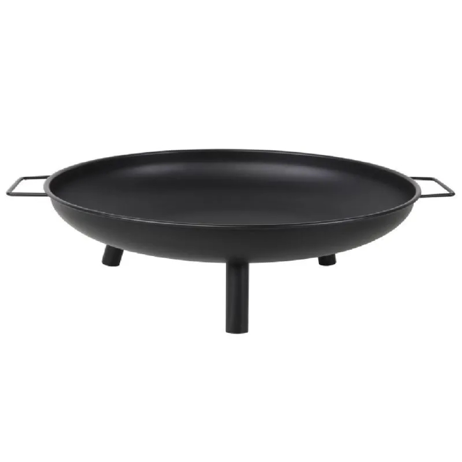 Lex Feuerschale Griff Füße Stahl Lagerfeuer Grill Feuerstelle Holzfeuerschale Ø 80cm