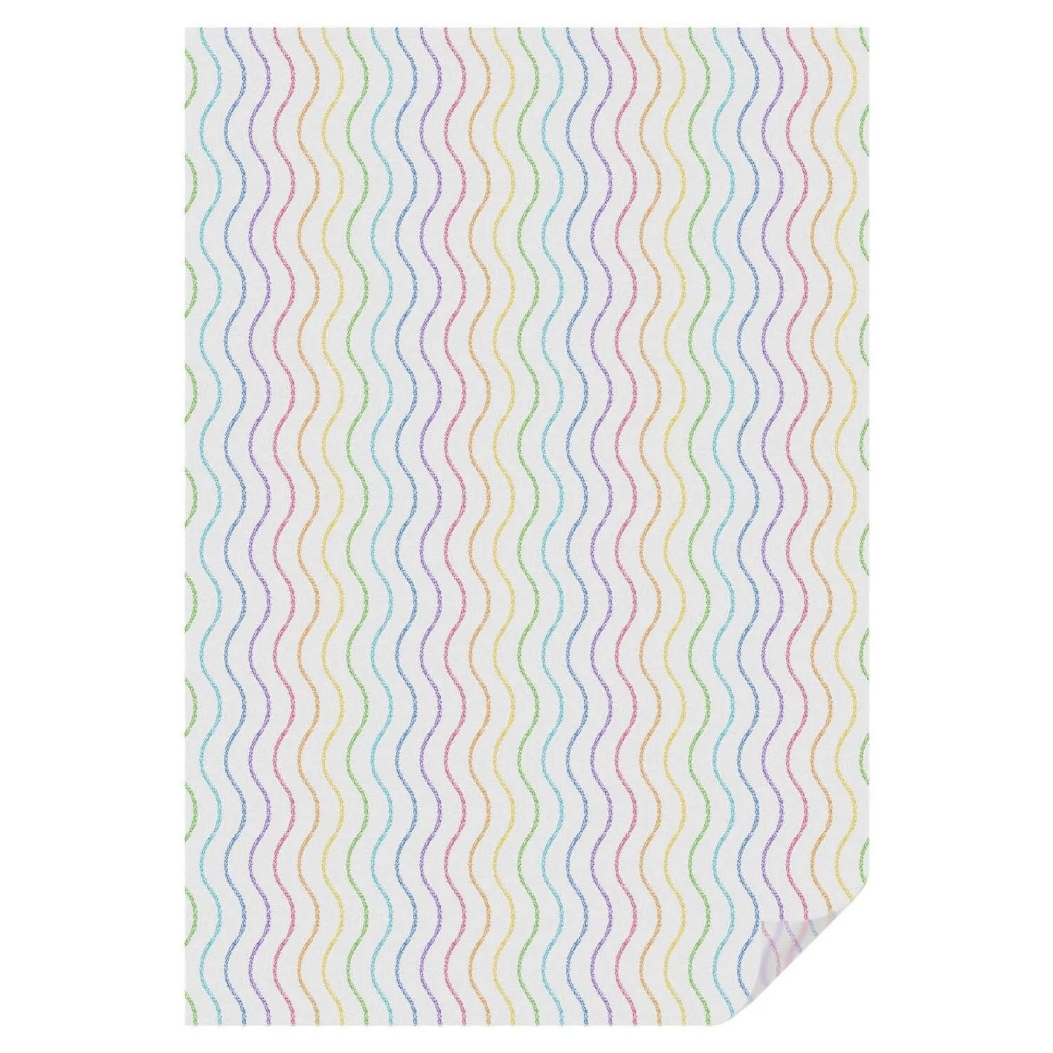 Tulup Fensterfolie Regenbogenlinien Milchglasfolie 100x146 cm Weiß Milchgla günstig online kaufen