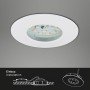 Weißer Briloner LED Einbaustrahler Attach, 3er Set für den Innenbereich.