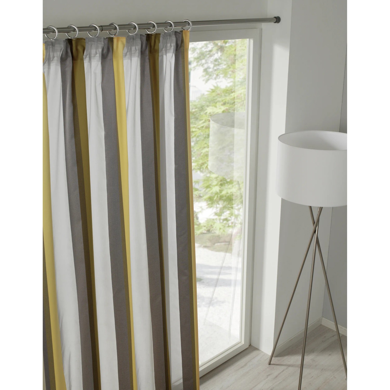 Gardinia Klemmstange Gardine Ø 23/26 mm 125-220 cm Nickel-Optik kaufen bei OBI