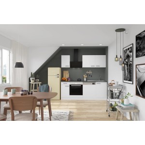 OPTIFIT Oslo214 Küchenzeile 210 cm Weiß