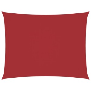 vidaXL Sonnensegel Oxford-Gewebe Rechteckig 3x4,5 m Rot 135651