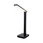 Schwarze LED-Tischleuchte Mover von Näve, moderne Schreibtischlampe mit verstellbarem Licht.