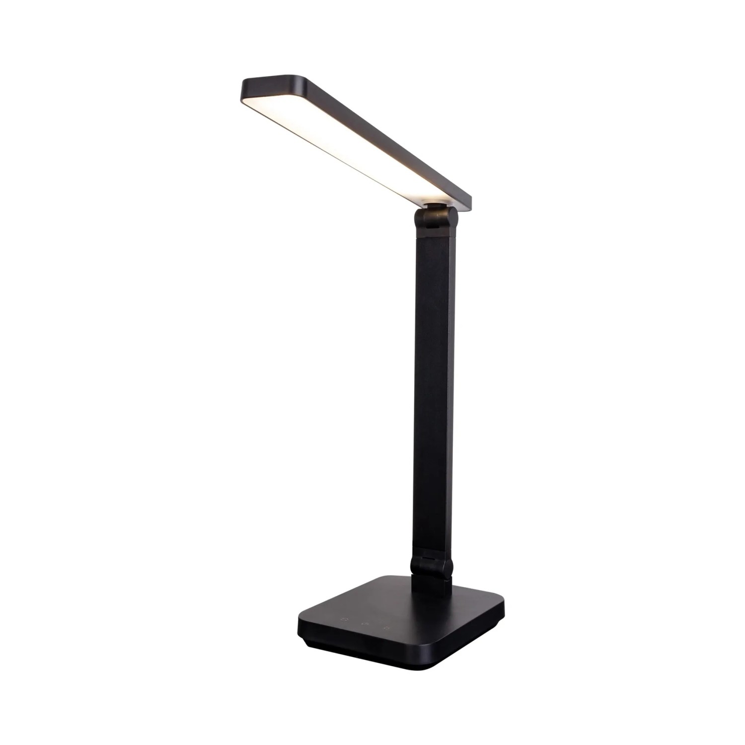 Schwarze LED-Tischleuchte Mover von Näve, moderne Schreibtischlampe mit verstellbarem Licht.