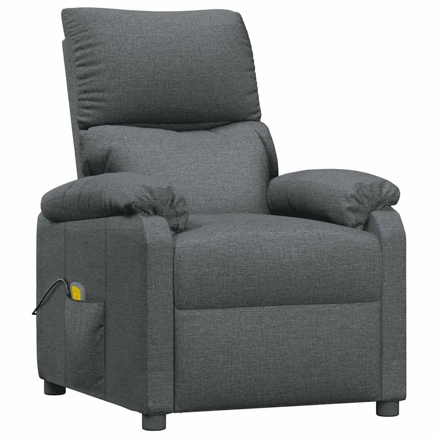 vidaXL Massagesessel Dunkelgrau Stoff 322457