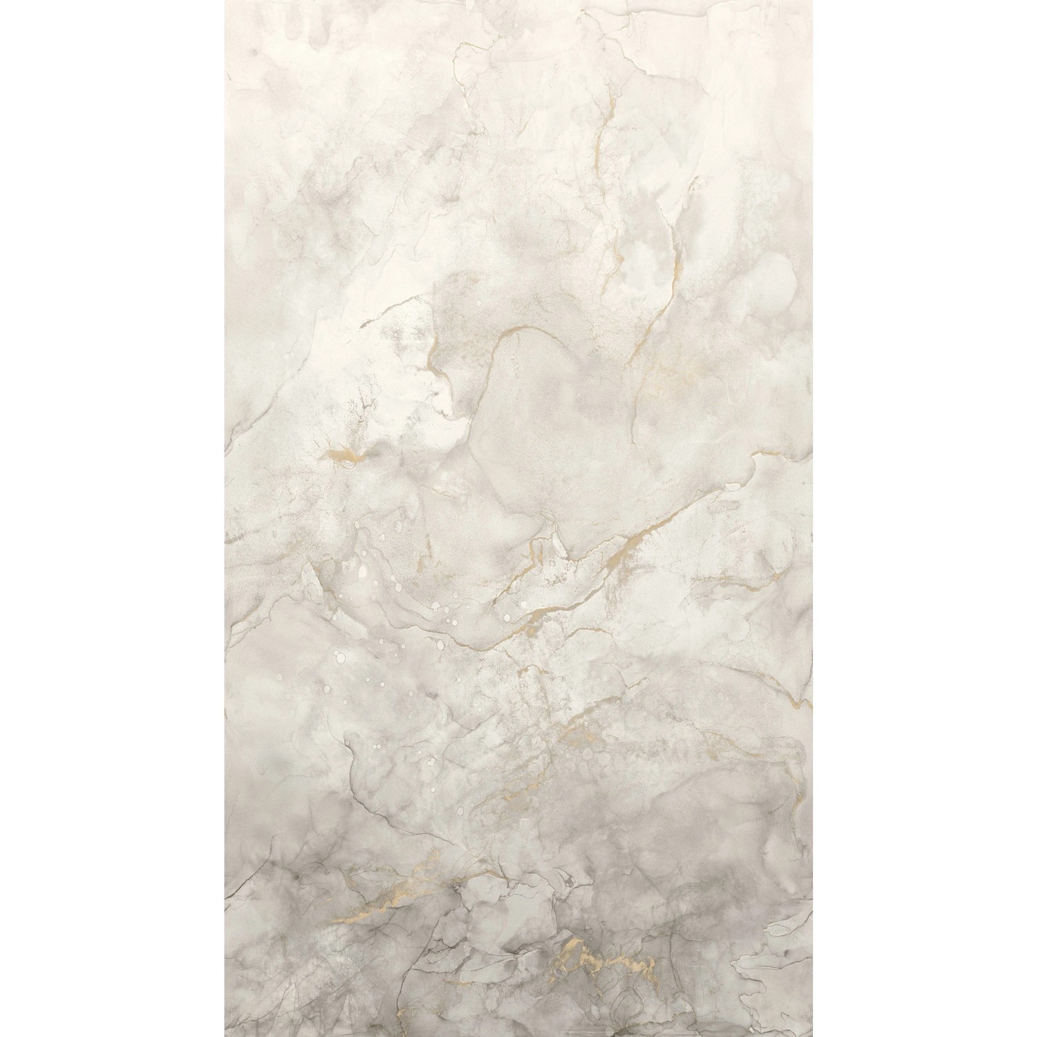 Schöner Wohnen Digitaldruck-Tapete Golden Marble 280 cm x 159 cm Grau FSC®