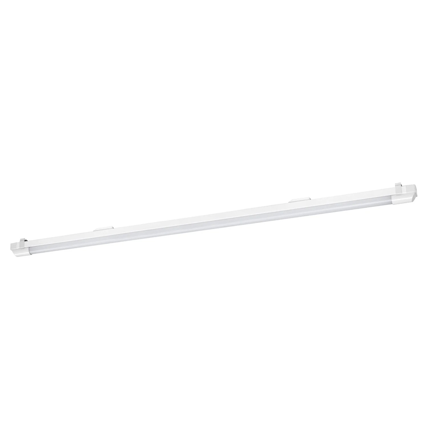 Weiße Osram LED-Lichtleiste Power Batten, 25 W, 120 cm, für Wand- und Deckenmontage.