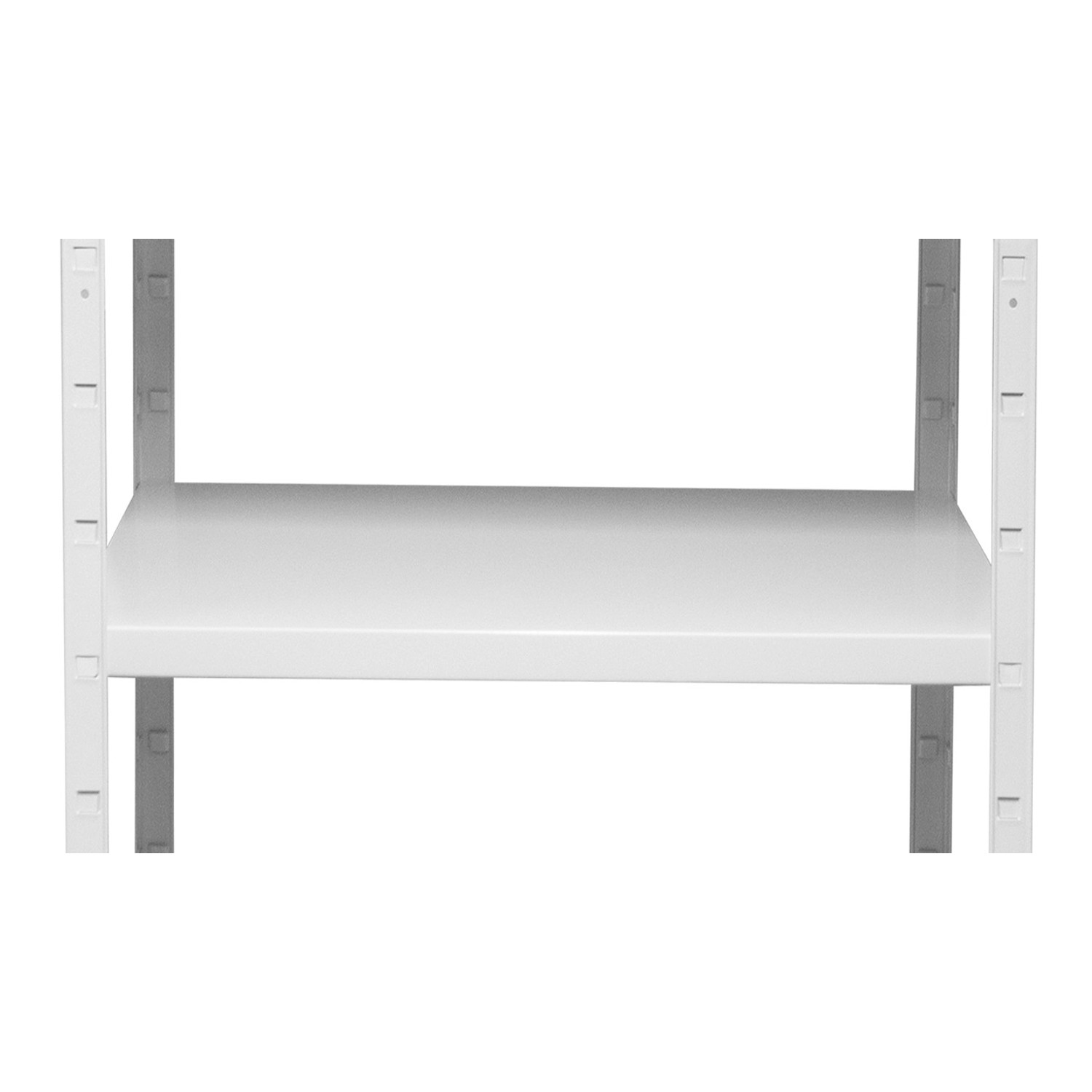 Weißes Schulte Steckregal mit PowerMAX Fachboden, 180x260x50 cm, für Regalböden & Möbelbau.