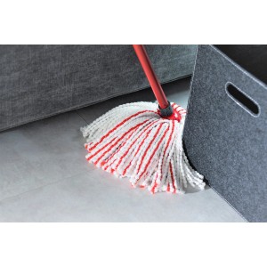 Vileda SuperMocio Ersatzkopf mit Microfaser & Power-Fasern für Wischmopp.