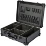 HMF 15701-02 Werkzeugkoffer Leer Werkzeugkasten Groß Rasterschaumstoff 46 x 33 x 15 cm_4