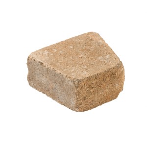 Diephaus Mauerstein Munin Terra, trapezförmiger Mauerstein in Terrafarben.