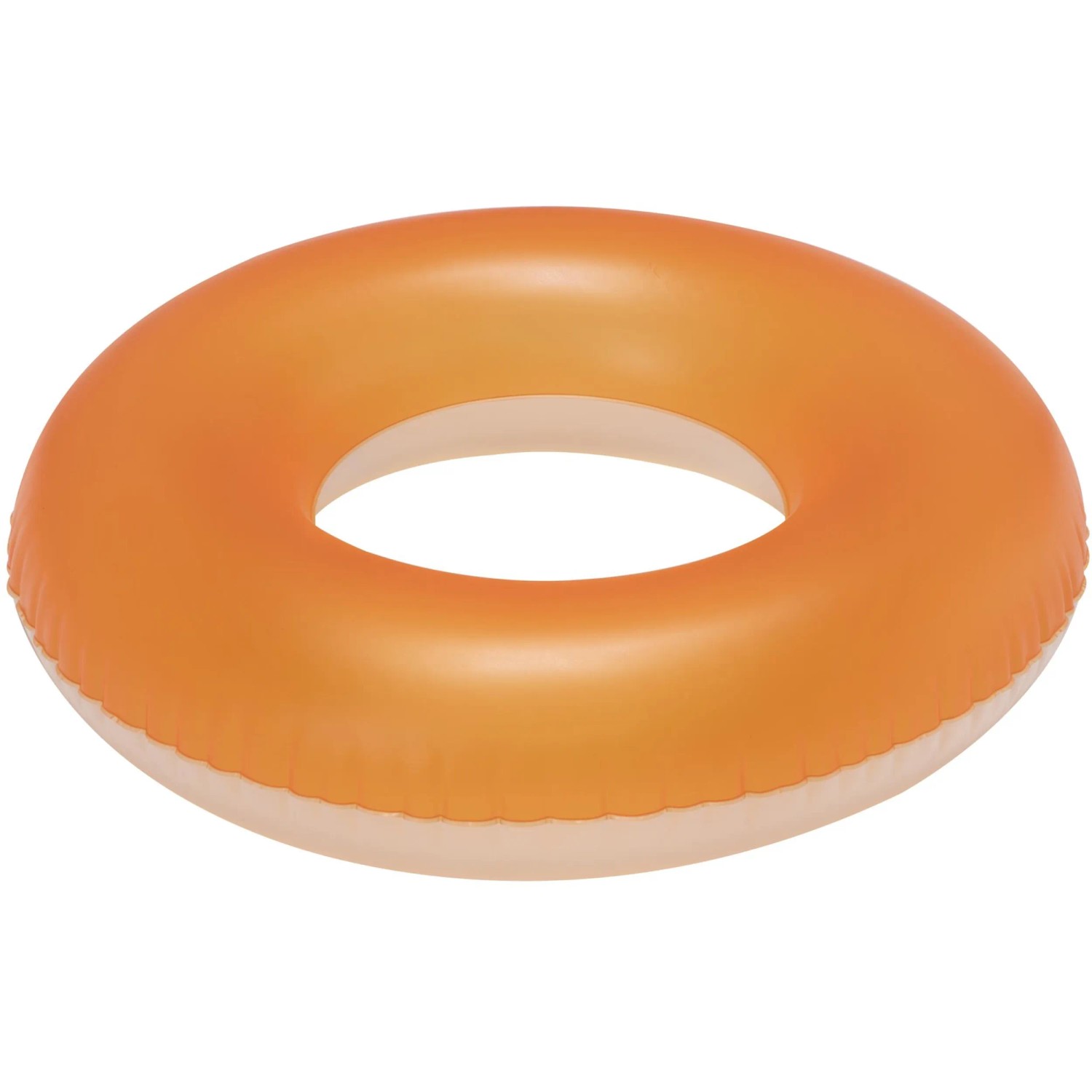 Oranger Bestway Schwimmring, einfarbig, für Badespaß im Pool oder am See.
