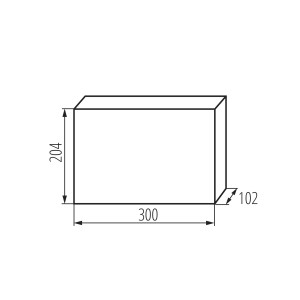 Kanlux  Verteilerkasten Aufputz ABS KDB-S12P 12 Module