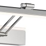 Moderne LED Spiegelleuchte Baabe von Fischer & Honsel, Chrom, 60cm lang.