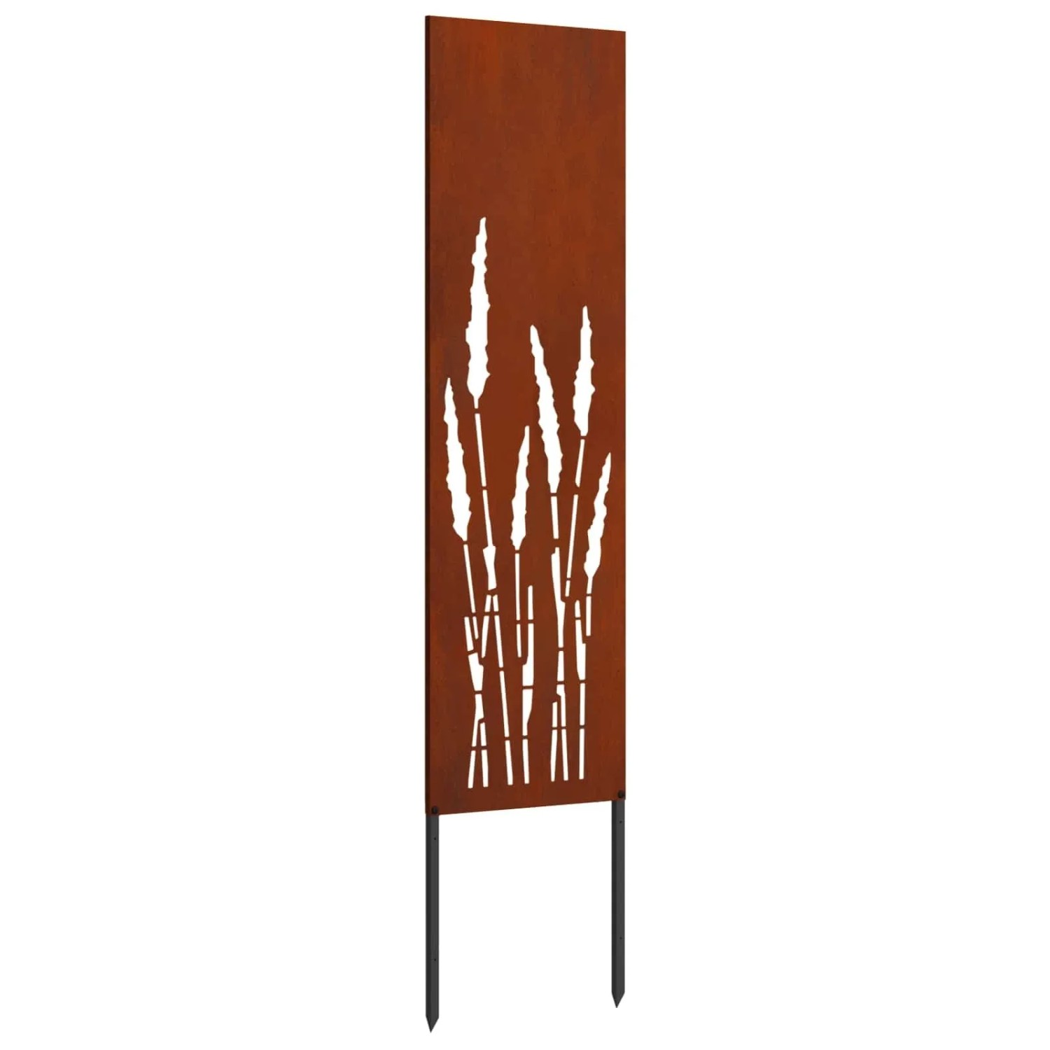 vidaXL Garten Sichtschutz-Leinwand Rostig 32 x 140 cm Wetterfeststahl 876244
