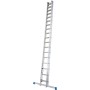 Krause Seilzugleiter Stabilo, 2-teilig, aus Aluminium mit 18 Sprossen. Für den Außenbereich.
