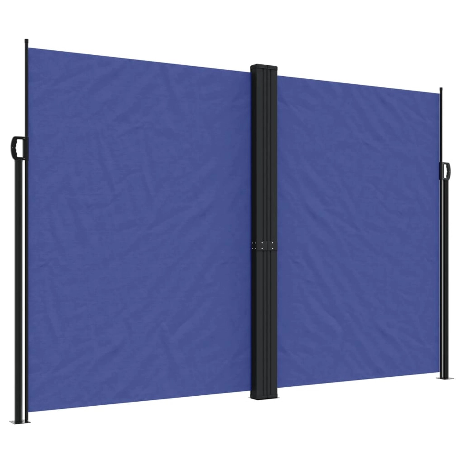 furnicato Seitenmarkise Ausziehbar Blau 220x1000 cm günstig online kaufen