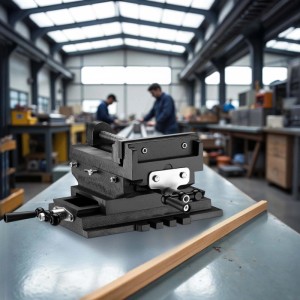 Wiltec Maschinenschraubstock 2 Achsen 150Mm Schraubstock Kreuztisch Frästisch Werkbank
