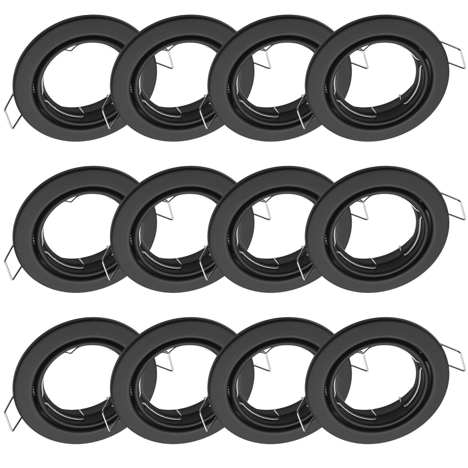 Oktaplex 12er Set Einbaustrahler Dijon Schwenkbar für 50mm LED-Module Decke günstig online kaufen
