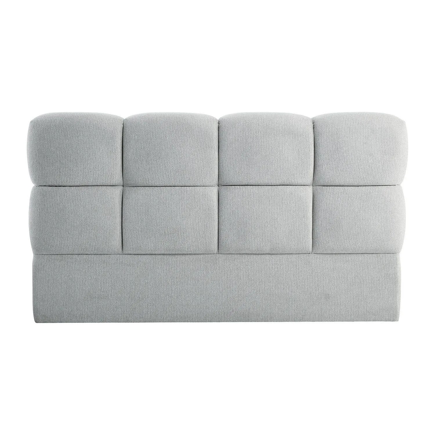 Vente-unique Bettkopfteil Damado Hellgrau 170 cm