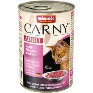 Carny Adult Katzen-Nassfutter Multi-Fleischcocktail, 400g Dose.
