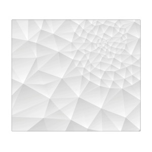Banjado Herdabdeckplatte Glas mit Nautilus Motiv, 60x52cm, auch als Schneidebrett nutzbar.