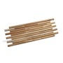 Rebel of Styles Holzverblender UltraWood Teak Round, braune Wandverkleidung aus Teakholz.
