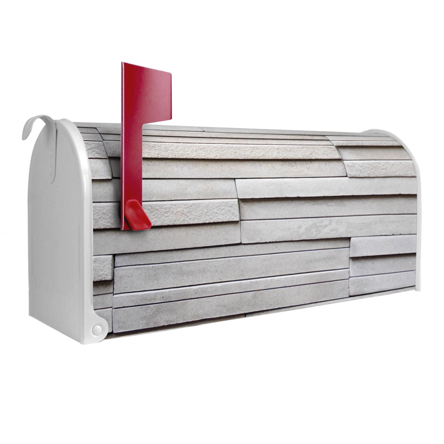 Banjado Amerikanischer Briefkasten Weiß 48x22x16cm US Mailbox Letterbox Pos günstig online kaufen