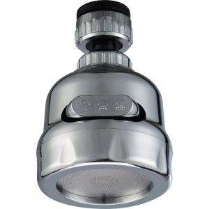 Sanpre Mischdüse Super Getto für Küchenbrause, verchromter Perlator mit Wassersparfunktion.