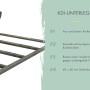 KDI-Unterleger für Karibu Gartenhaus: Kesseldruckimprägnierte Bodenbalken aus Kiefernholz für langanhaltenden Schutz.