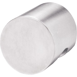 Türknopf aus mattem Edelstahl für Innentüren.