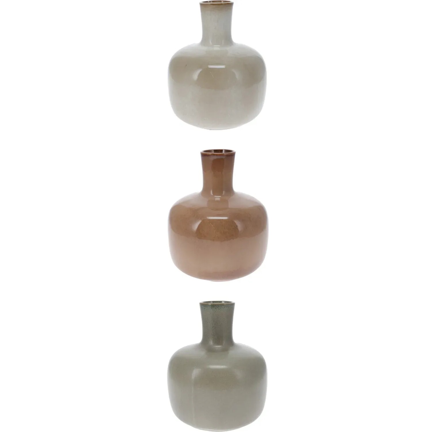 Blumenvase Porzellan Flaschenform 18 x 20 cm kaufen bei OBI