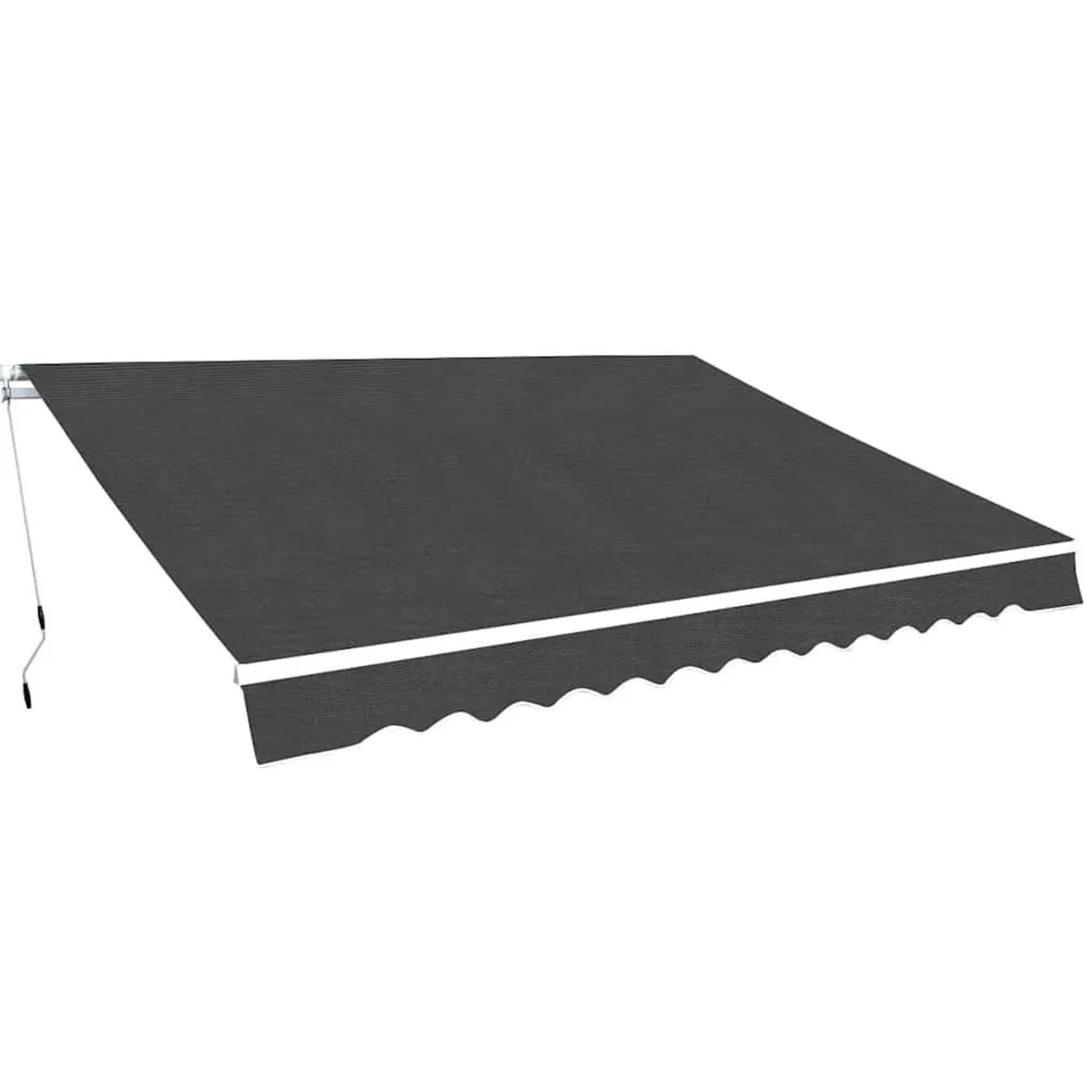 vidaXL Gelenkarmmarkise 350 cm Anthrazit 275567