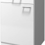 Flex-Well Unterschrank Lucca, 50 cm, weiß mit Arbeitsplatte, Küchenunterschrank mit Schublade und Tür.