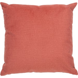 Quadratisches OBI Dekokissen in Terracotta, 40x40 cm. Gemütliches Kissen für Wohnzimmer und Schlafzimmer.