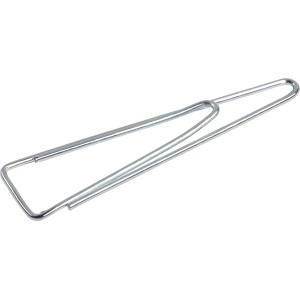 LUX Büroklammer, 50 mm, verzinkt, zum Heften von Papier. Haushaltshelfer.