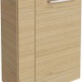 Fackelmann Waschbeckenunterschrank SBC Sandeiche, 44 cm breit, mit Tür und Griff.