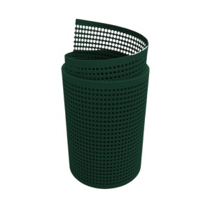 zaunzu Sichtschutz PP Premium gelocht, 30% Grün, 2,55m Rolle für Zaunbau.