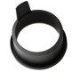 Schwarzer osoltus Universal Reduzierring aus Kunststoff für Sonnenschirmständer. Passt Schirmstockdurchmesser an.