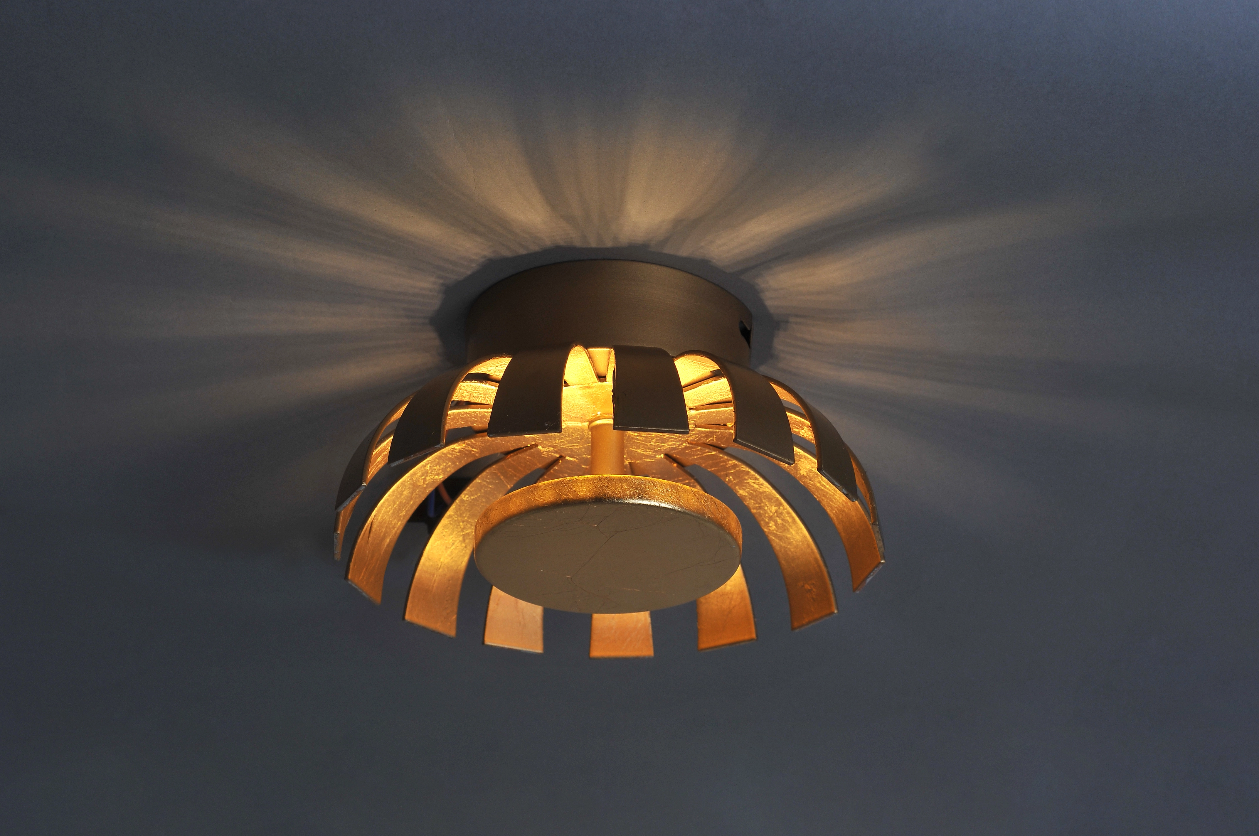 L Ø 9017 bei Gold Flare Design cm OBI 35 kaufen LED-Wand-Deckenleuchte 1-flammig Luce