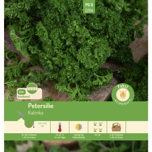 Pabst Keimkraft Petersilie Katinka Saatband, 5m. Krauses, grünes Petersilien Saatgut für Garten und Balkon.